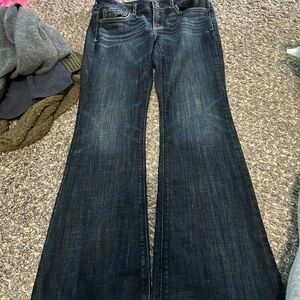 American Eagle size 6 short flare jeans